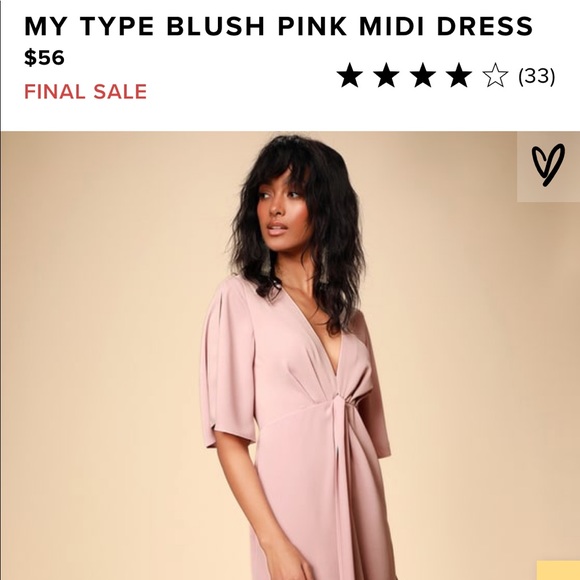 NWT Blush Midi Dress - Picture 2 of 5